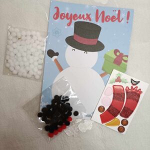 Bonhomme de neige pompon