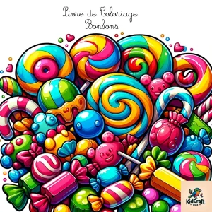 Livre de coloriage Bonbon