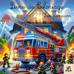 Livre de coloriage "Pompier"