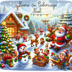 Livre de coloriage "thème Noël"