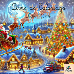 Livre de coloriage "Noël" 2024